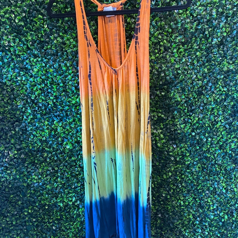 Ombré Rainbow Dress/Coverup